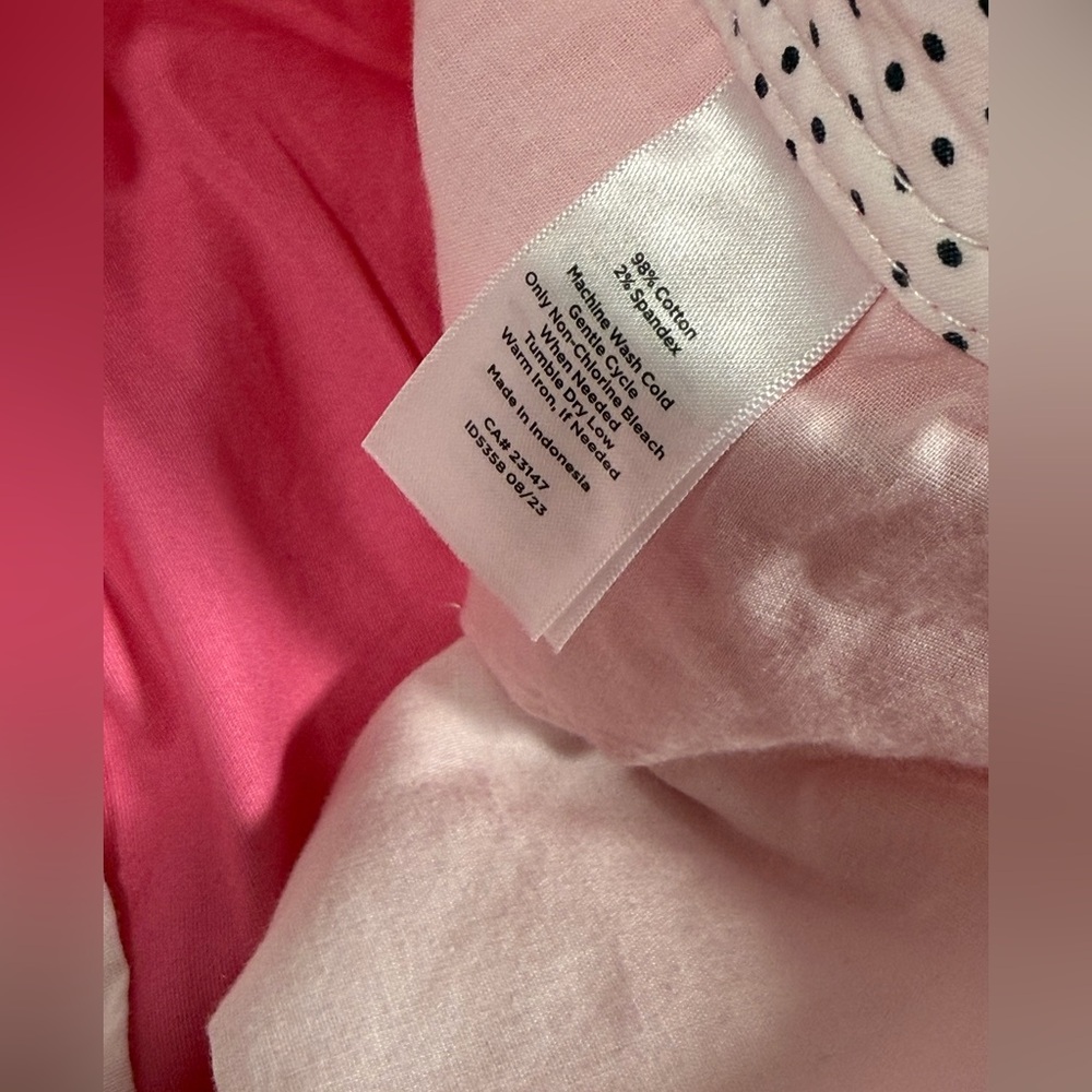 Talbots Perfect Crop Pants 16W Curvy Pink Slim Leg Stretch Cotton Mid Rise NWT - Picture 8 of 9